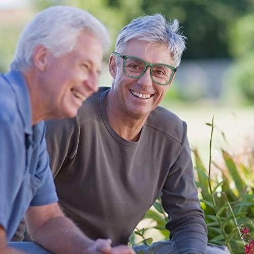 Sumkyle Sumkyle 3 Pack Progressive Multifocal Reading Glasses for Women Men Blue Light Blocking Computer Glasses Spring Hinge Readers(3 pack black, 2.50)