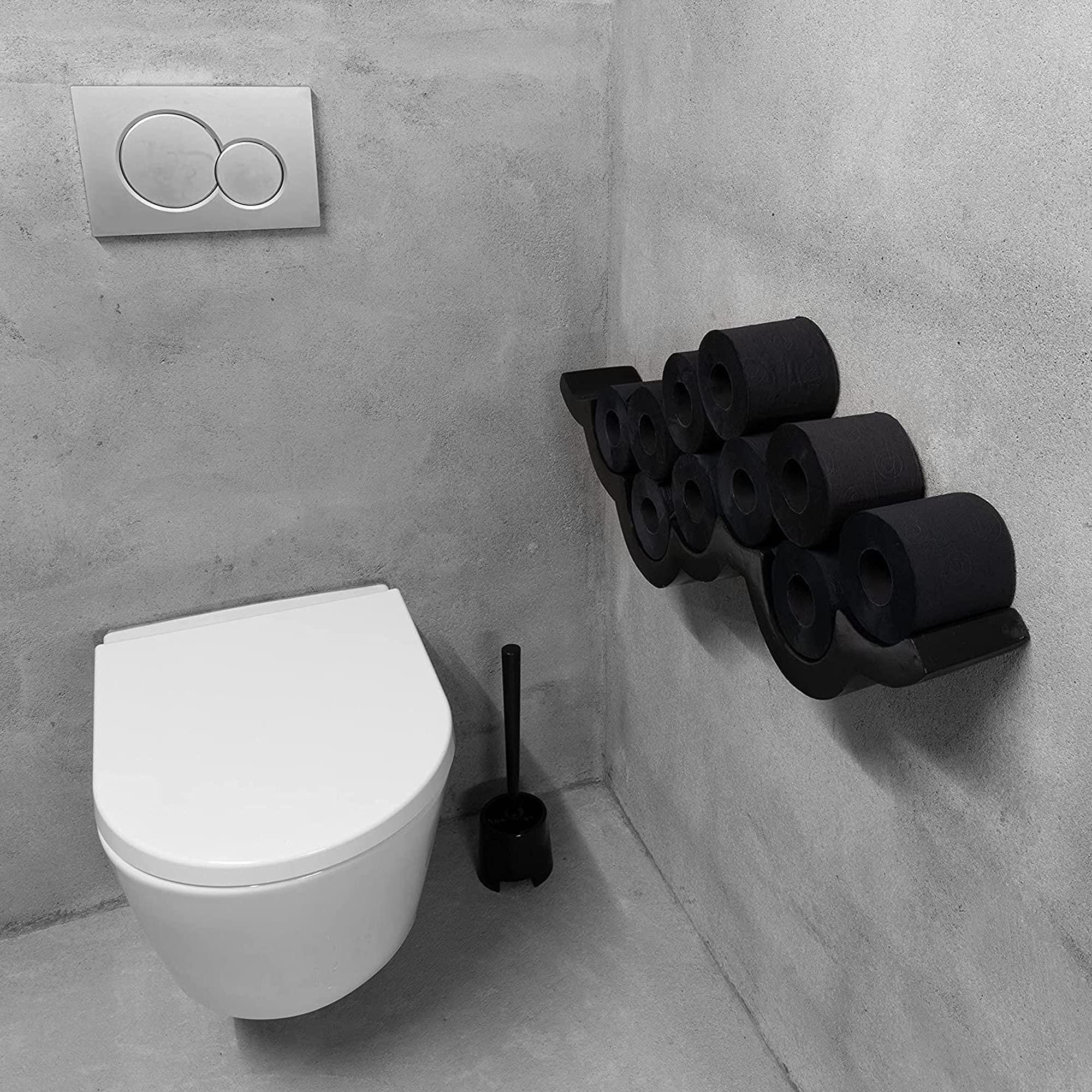Renova Renova 3 Ply Soft Black Toilet Loo Tissue Paper Lightly Scented 6 roll pack x 6