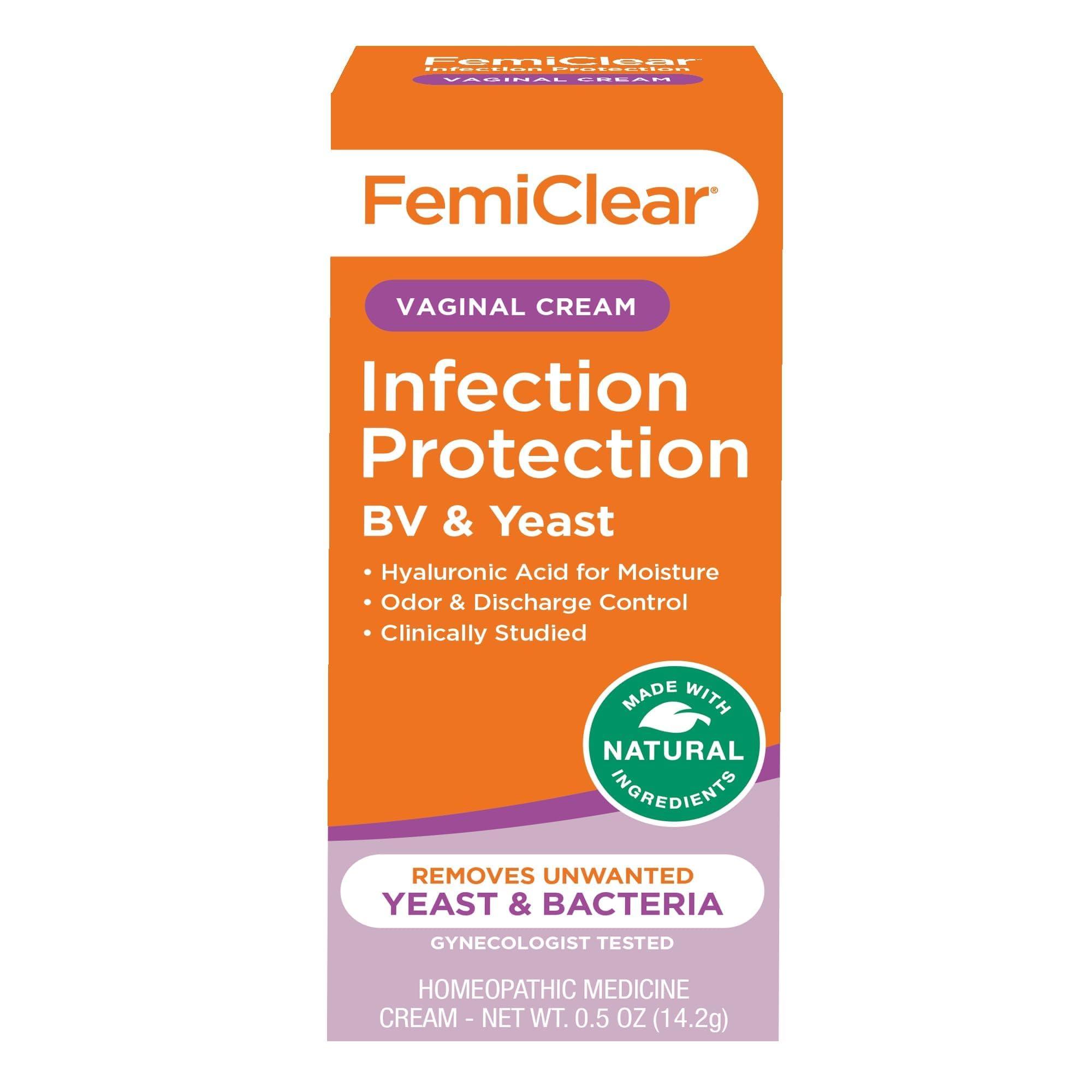 FemiClear FemiClear BV & Yeast Infection Cream - Natural Homeopathic Feminine Care & Protection