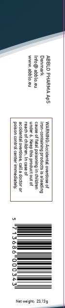 ABBLO PHARMA Prenatal & Pregnant Iron - 1 Tablet a Day - Very Gentle - Very Small - Bisglycinate - Take it with Breakfast