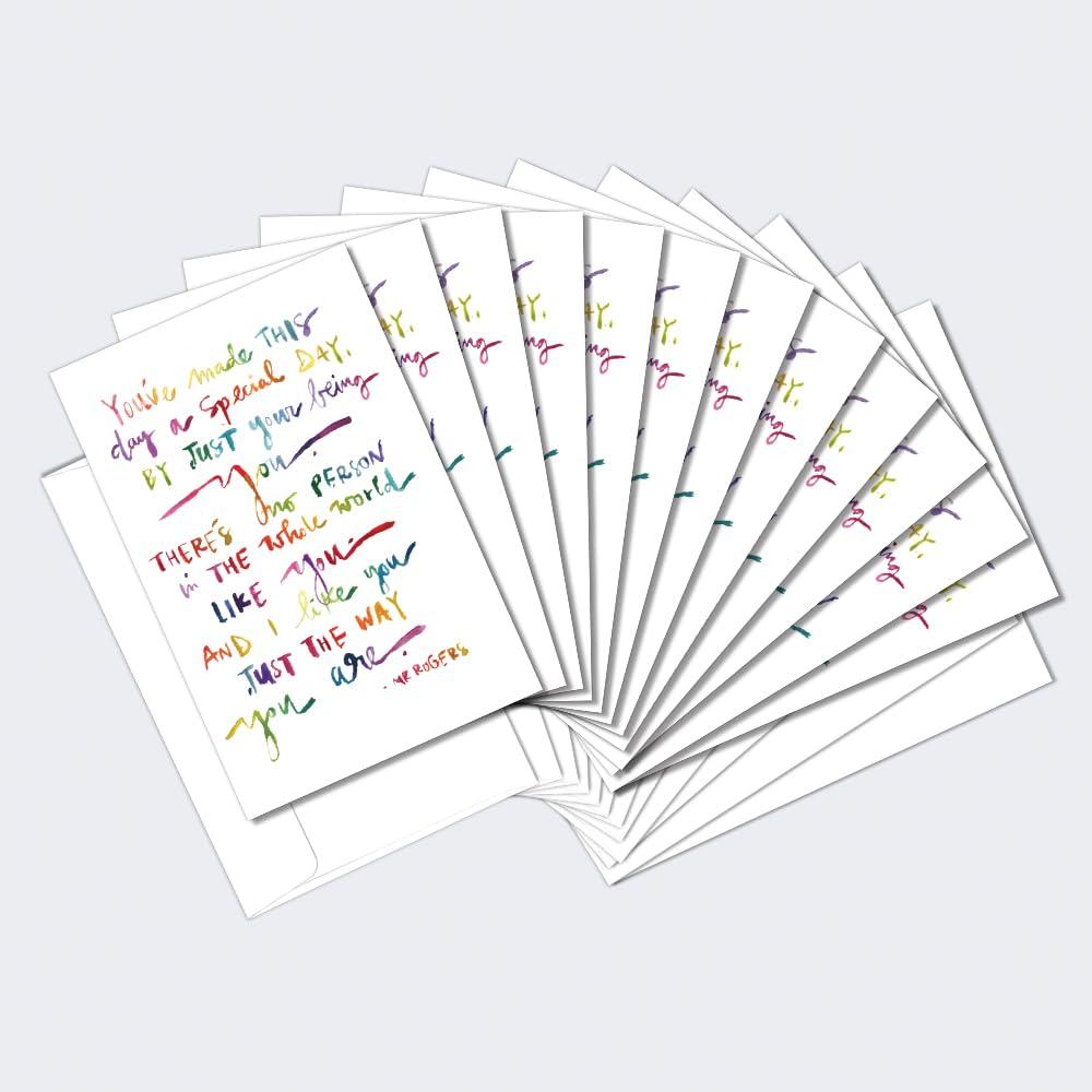 Tree-Free Greetings Tree-Free Greetings - All Occasion Cards - Artful Designs - 12 Cards + White Envelopes - Made in USA - 100% Recycled Paper - 4\"x6\" - Special Day (FS54547)