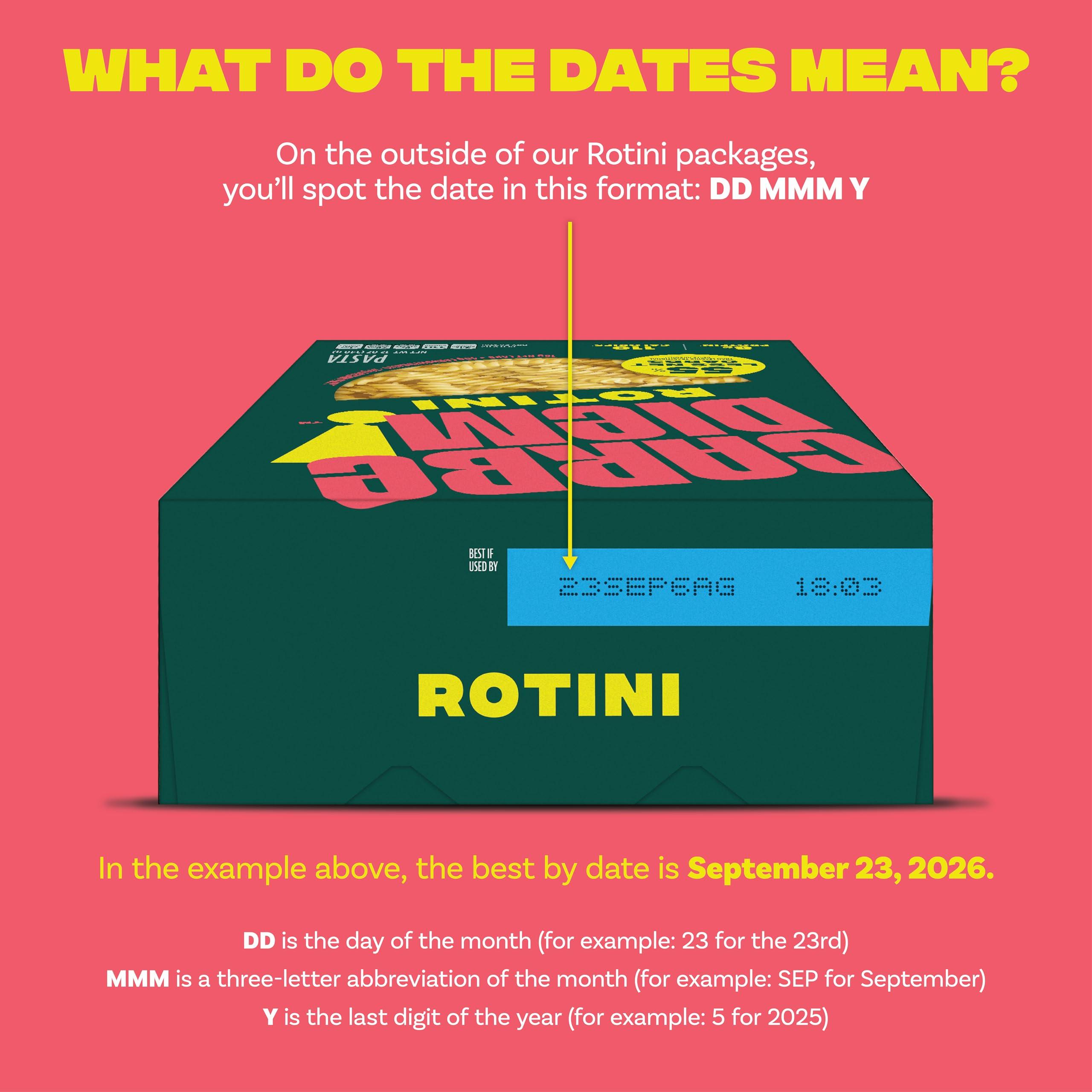 CARBE DIEM Carbe Diem!, Rotini, Lower Net Carb Pasta with Traditional Flavor & Texture, 55% Fewer Net Carbs & Only 110 Calories Per Serving, Pack of 3