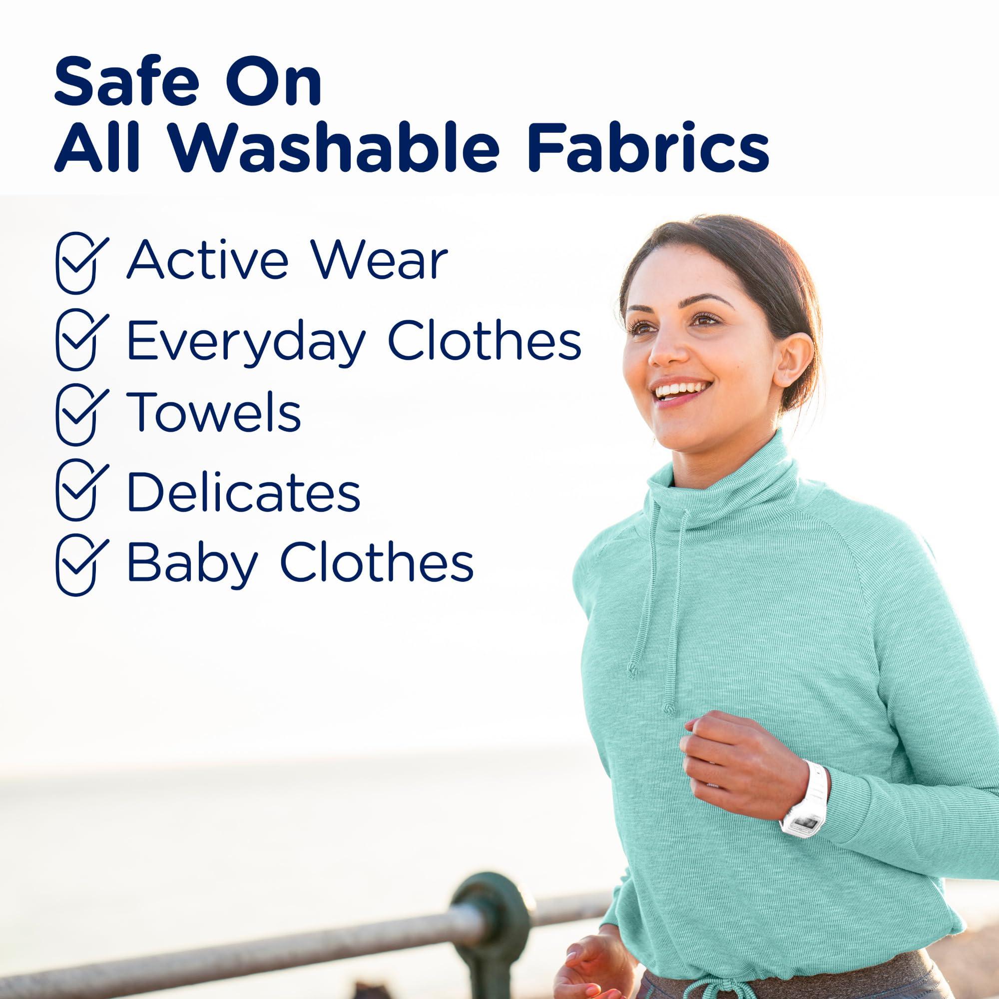 Downy Downy RINSE & REFRESH Laundry Odor Remover and Fabric Softener, Safe on ALL Fabrics, Gentle on Skin, HE Compatible, Cool Cotton, 48 fl oz (Pack of 4)(192 fl oz total)