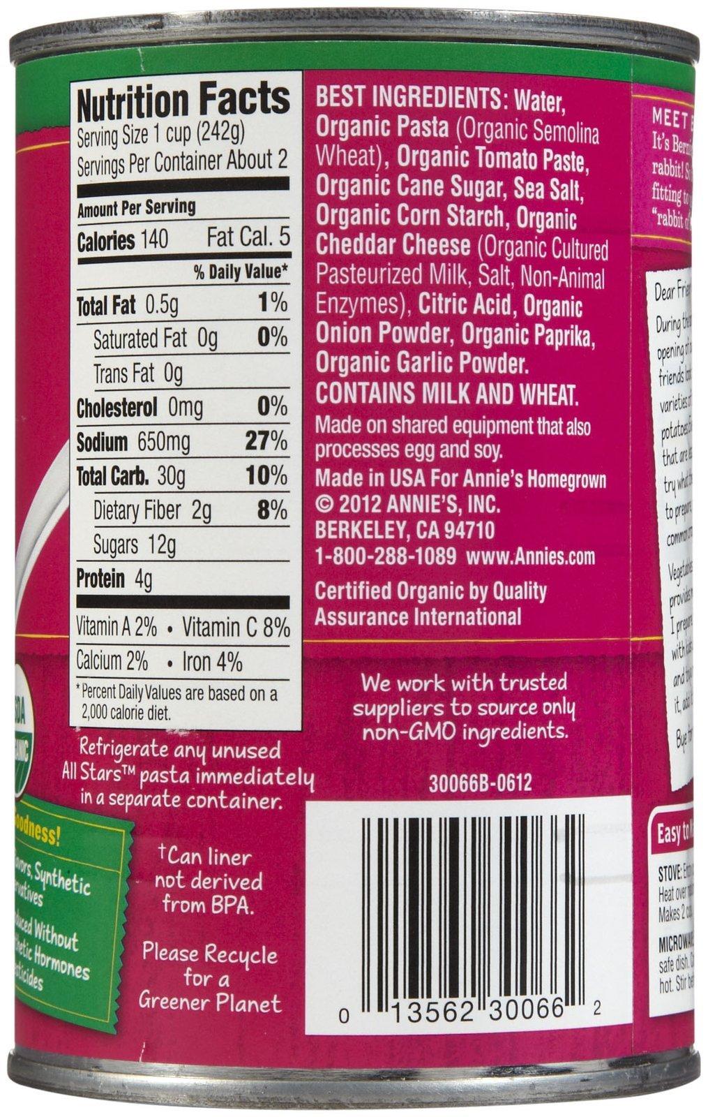 Annie's Homegrown Annie's Homegrown Organic All Stars, 15 oz, 3 pk