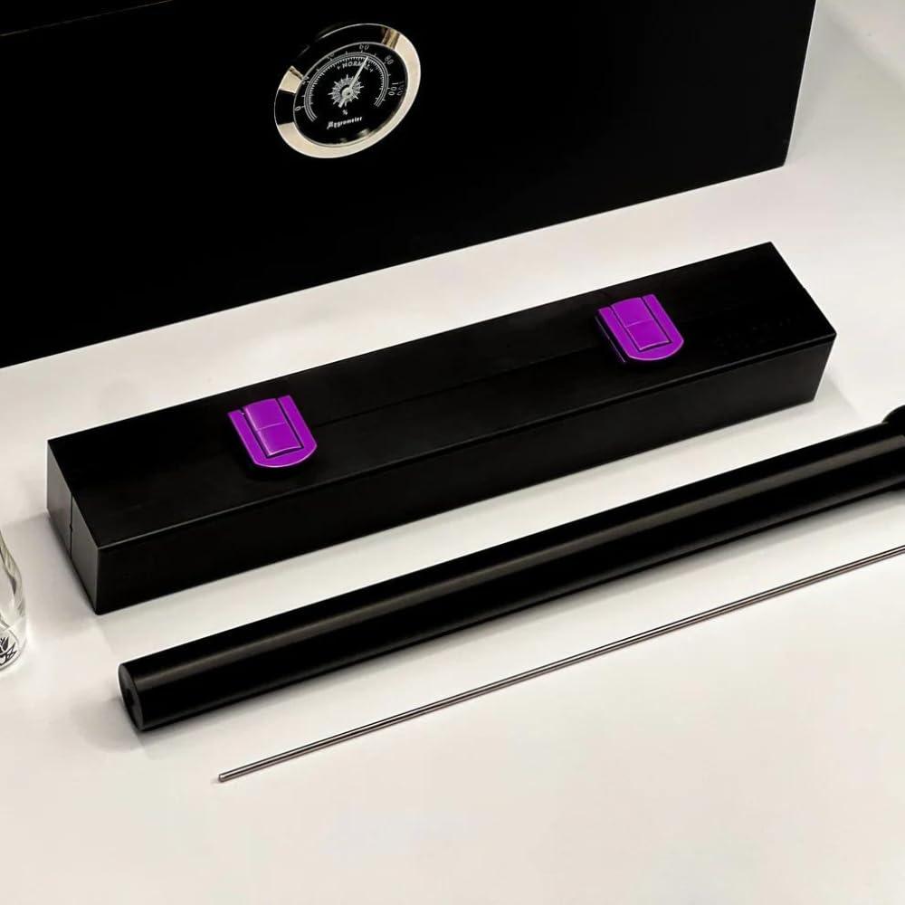 Purple Rose Supply Purple Rose Supply 1oz Cannagar Mold Packer Roller Kit - Custom Humidor - Includes Wraps, Metal Skewers, Premium Glass Tip, Packing Tool - Packs up to 42g - Ultimate Party Crowd Pleaser