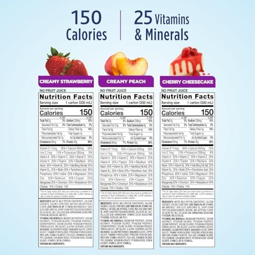 Ensure Ensure Max Protein Nutrition Shakes, Variety Pack, With 30g of Protein, 1g of Sugar, Nutrients to Support Immune System Health, High Protein Shake, 11 fl oz, Pack of 8, Liquid