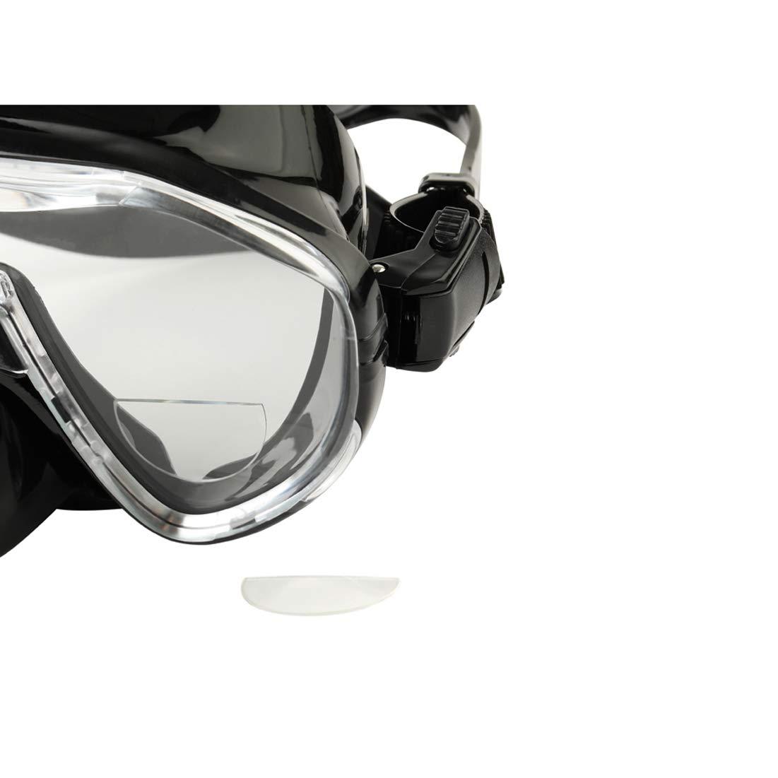 WENDA +1.50 Stick On Bifocal Lenses Reader Magnifying Adhesive Reading Lens Sticker Diving Scuba Mask Swimming Goggles Glasses Magnifier Add On (Transparent, +1.5)