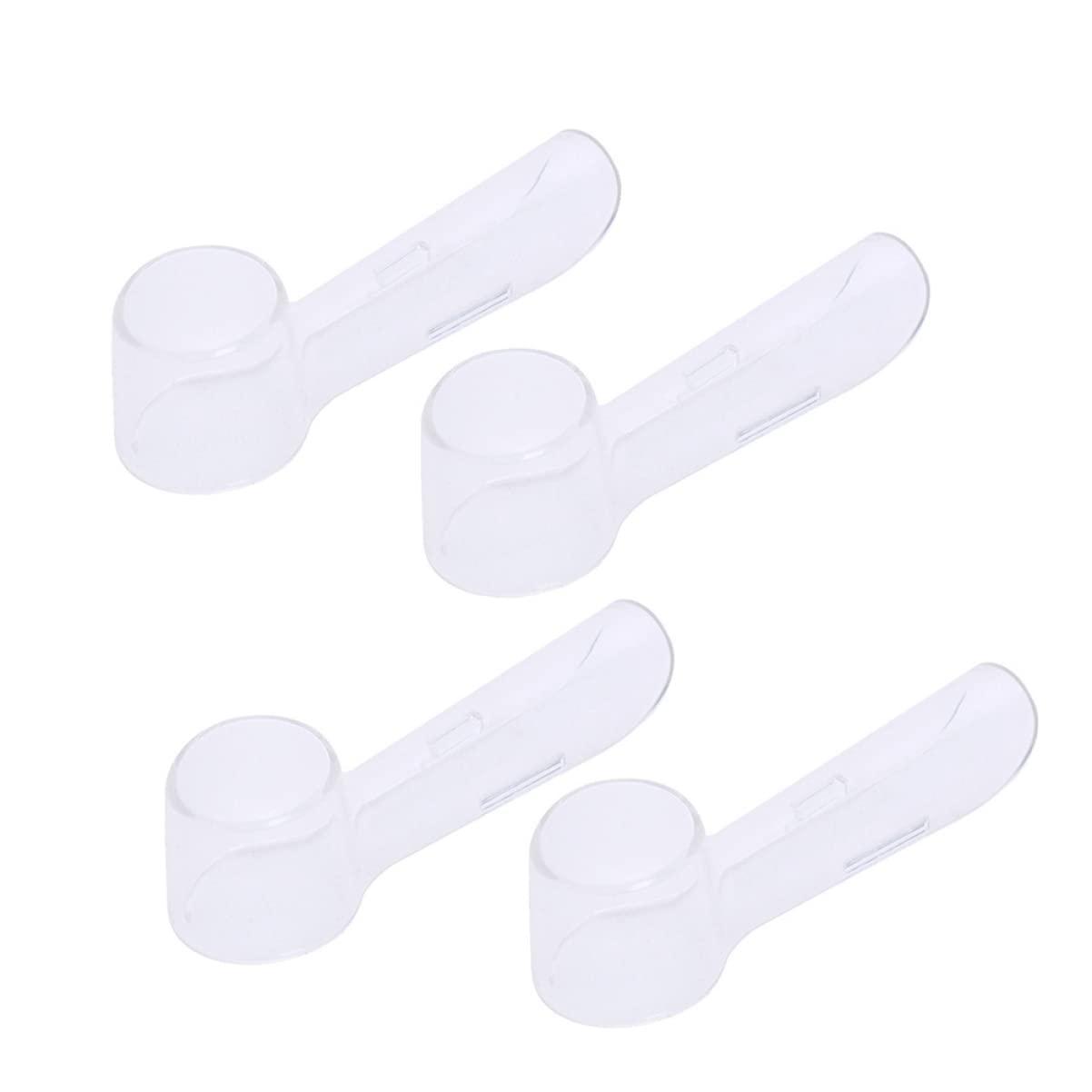 Cabilock Cabilock Practical Electric Toothbrush Cover 8pcs Toothbrush Covers Cap Travel Toothbrush Case Sanitary Anti Dustproof