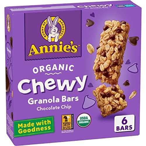 Annie's Homegrown Annie's Organic Chewy Granola Bars, Chocolate Chip, 6 Bars, 5.34 oz