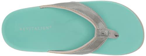 REVITALIGN REVITALIGN Women\'s Yumi Orthotic Sandal Grey 12 Wide
