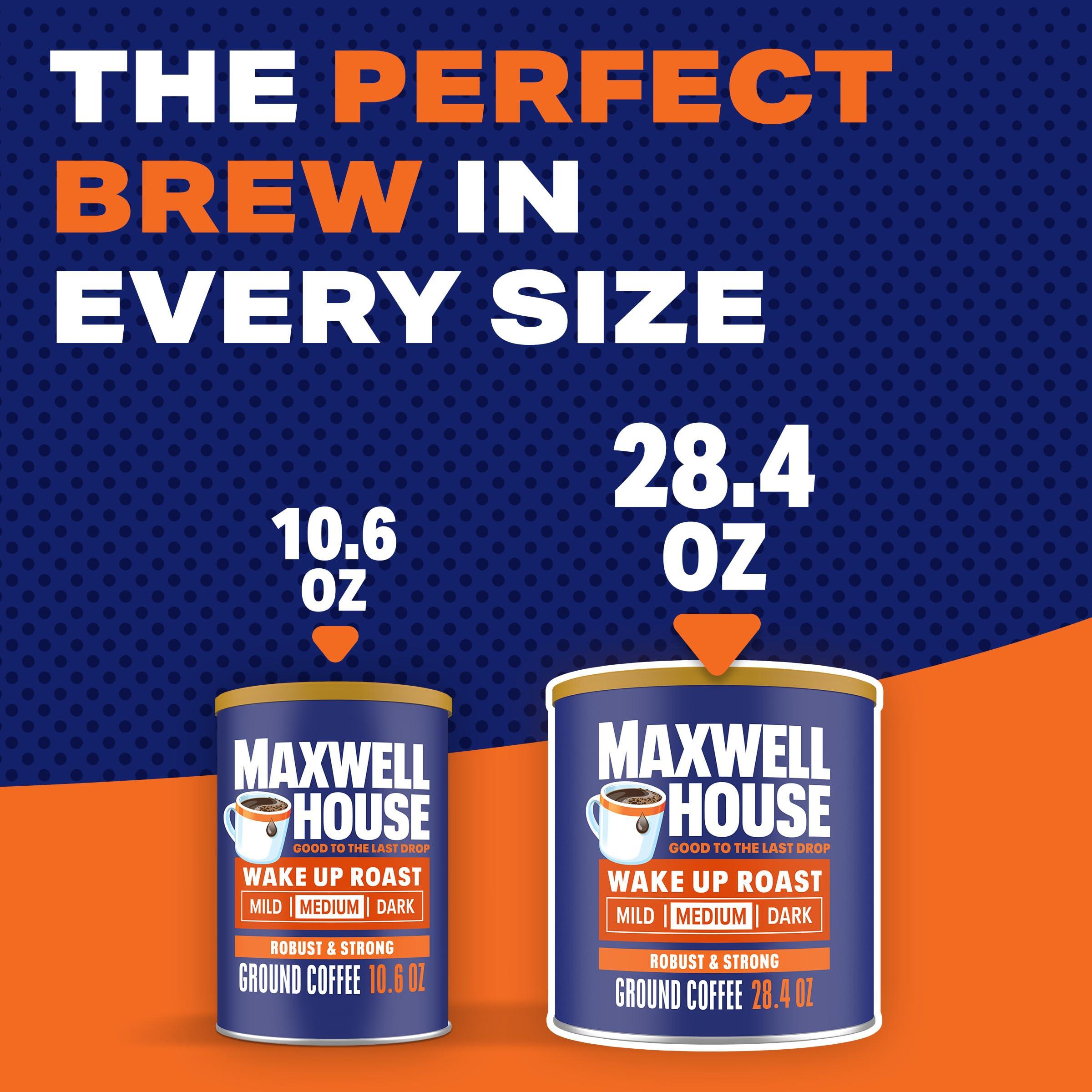 MAXWELL HOUSE Maxwell House 28.4oz Ground Coffee Medium Wake Up Roast
