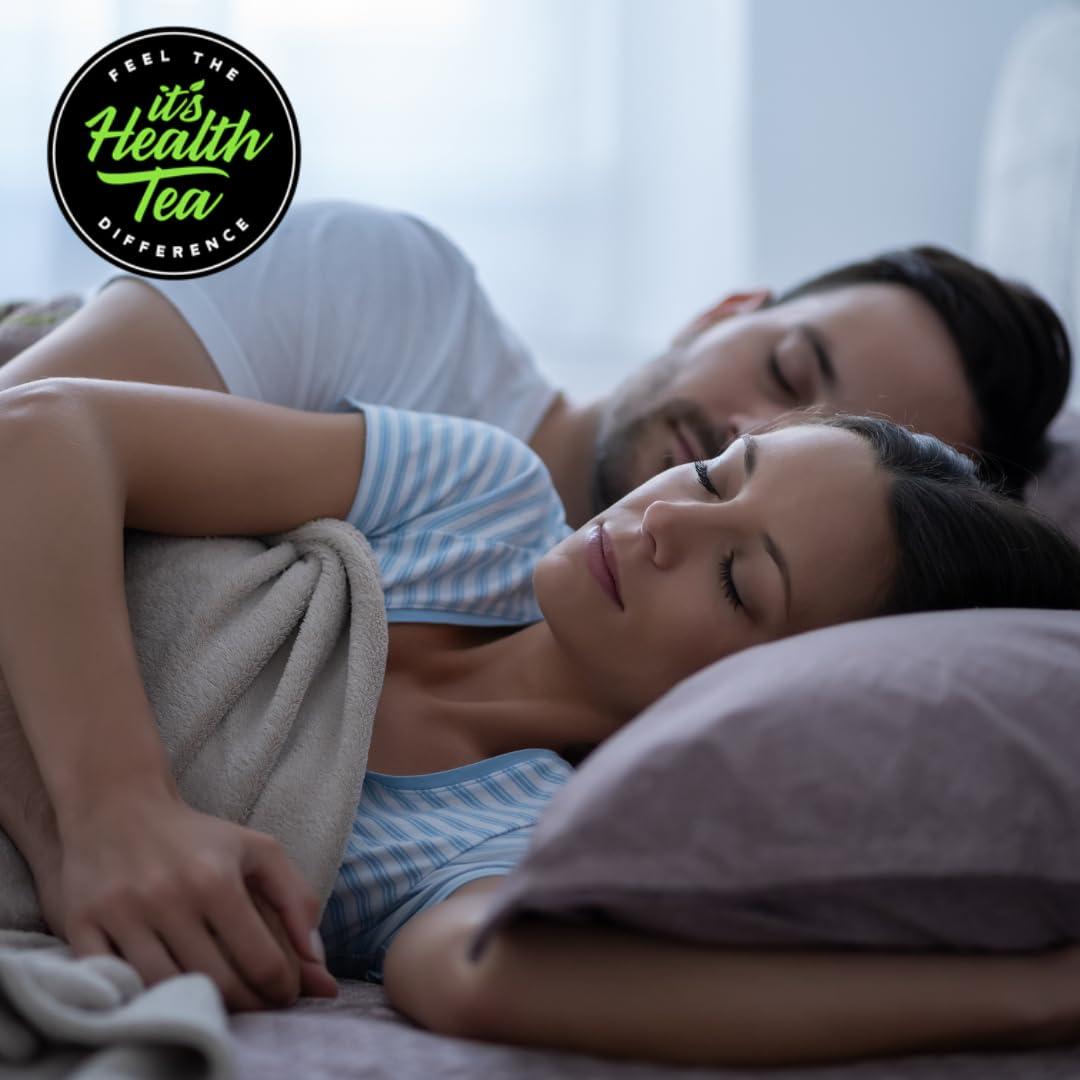Its Health Tea Sleep Easy Herbal Tea (w/Chamomile, Lavender, Lemon Balm, Valerian Root, & Passion Flower) For A Good Nights Rest