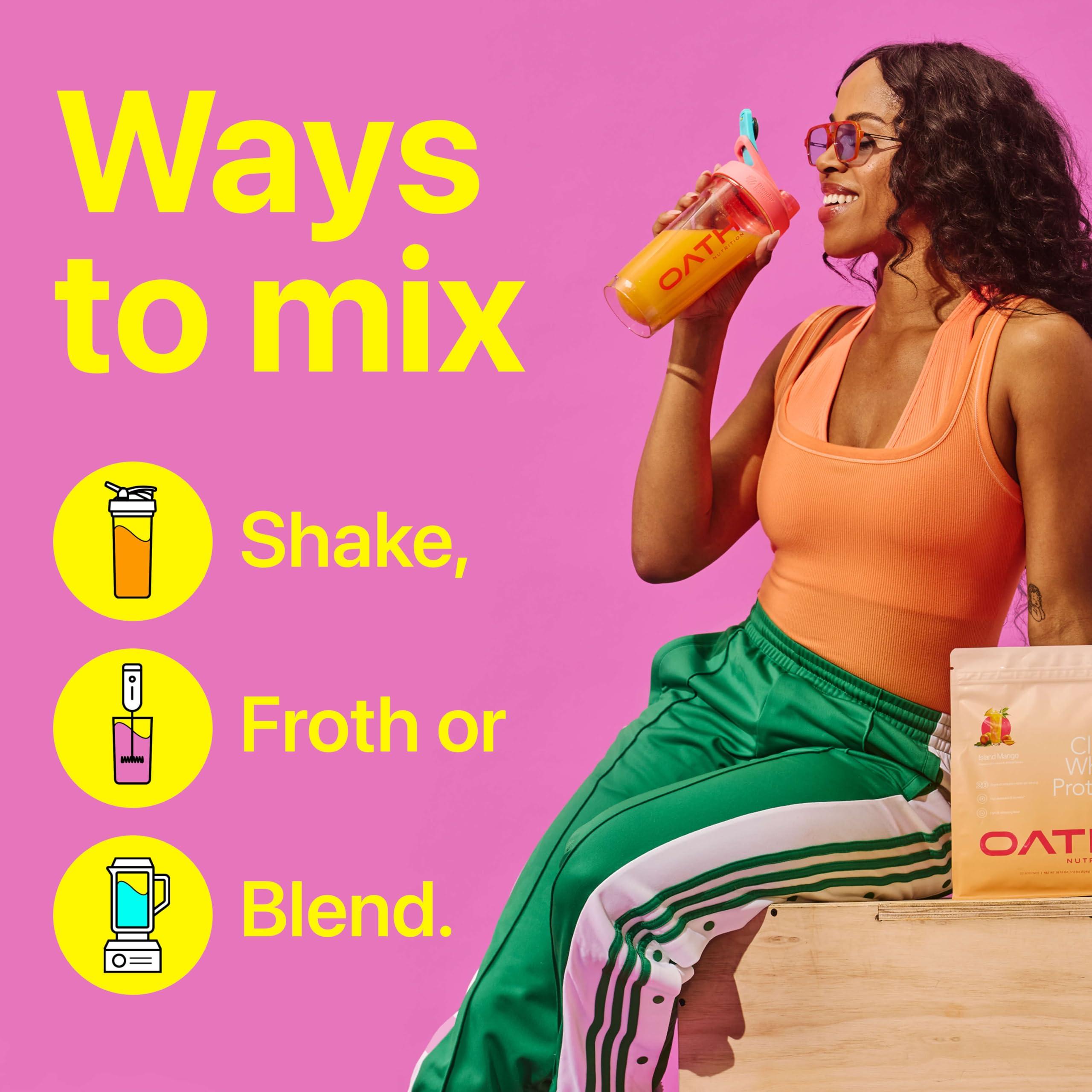 Trove Nutrition OATH NUTRITION - Clear Whey Protein - 18 Servings - Island Mango