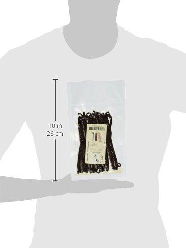 OLIVENATION Organic Madagascar Vanilla Bean Pods - Whole Bourbon-Madagascar Beans for Baking - Cooking - Non-GMO - Kosher - Grade A - 25 beans
