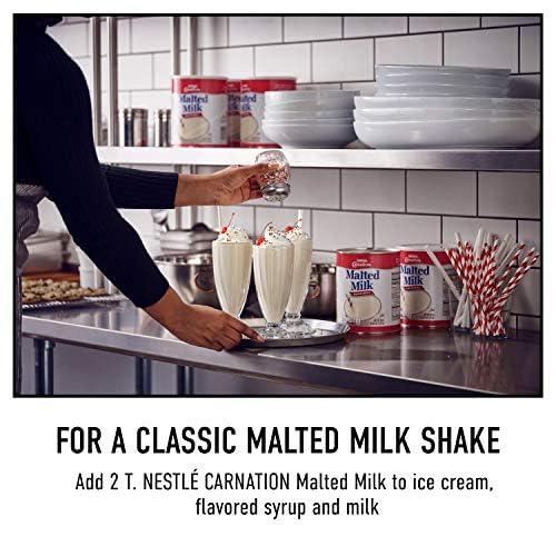 Nestle Carnation Malted Milk, Dry Shelf Stable Malted Milk, Great for Baking, Shakes, Sundaes, 40 oz Can
