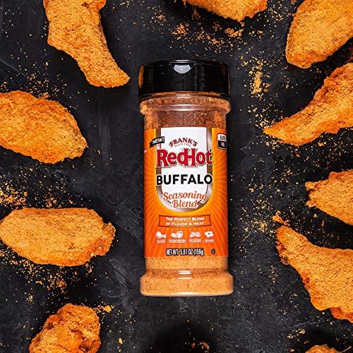 Frank's RedHot Frank's RedHot Buffalo Seasoning Blend (Gluten Free), 5.61 oz (Pack of 6)