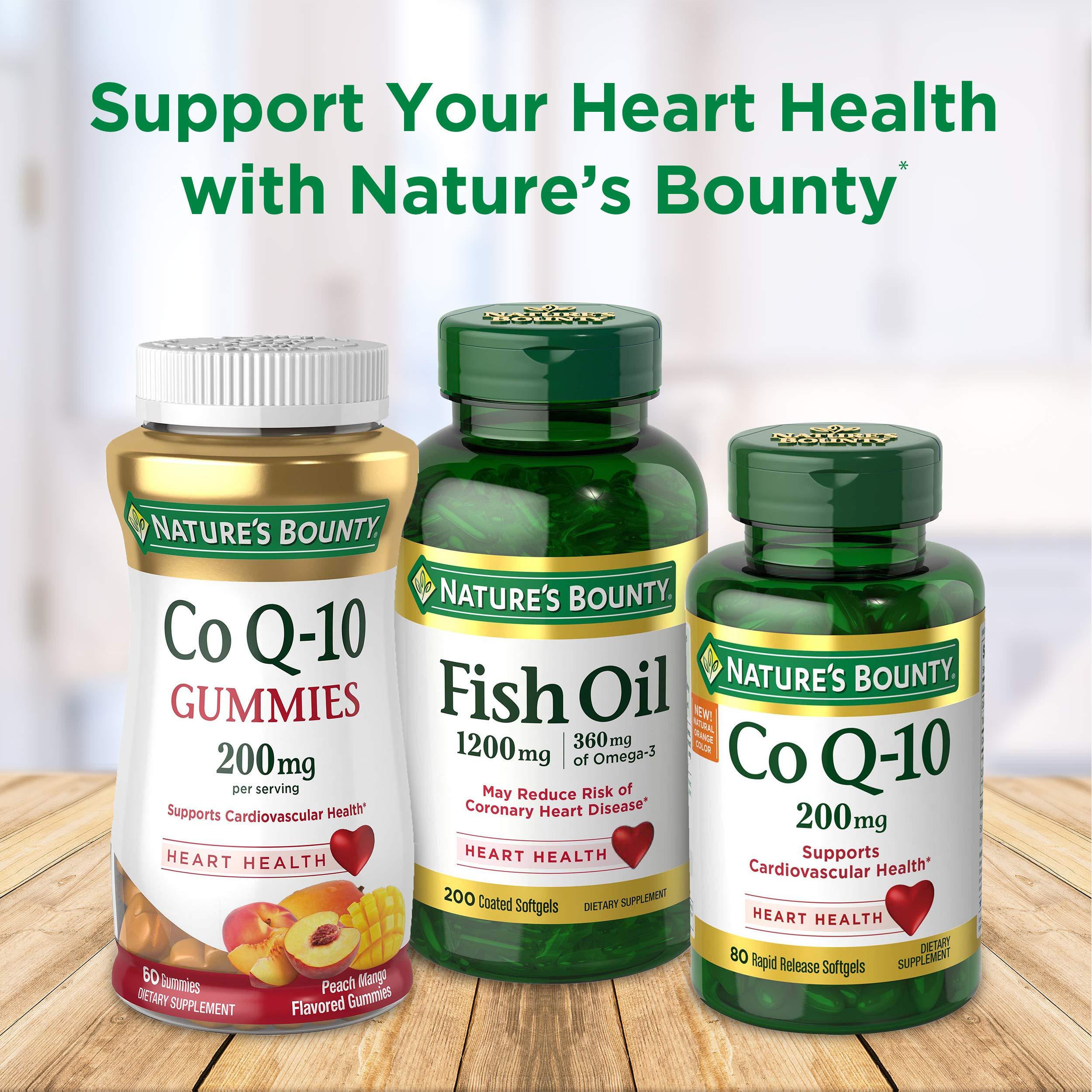Nature's Bounty Nature's Bounty Fish Oil 1000 mg Coated Softgels, 220 Count