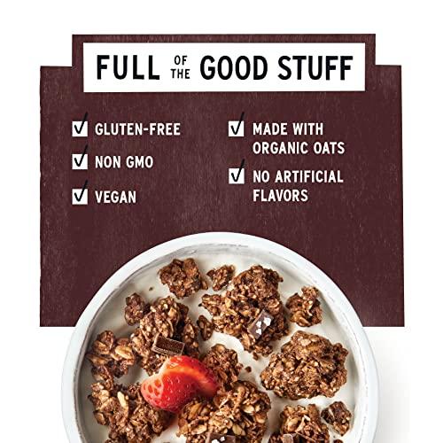 purely elizabeth. Purely Elizabeth, Chocolate Sea Salt, Ancient Grain Granola with Probiotics, Gluten-Free, 8 Ounce (Pack of 3)
