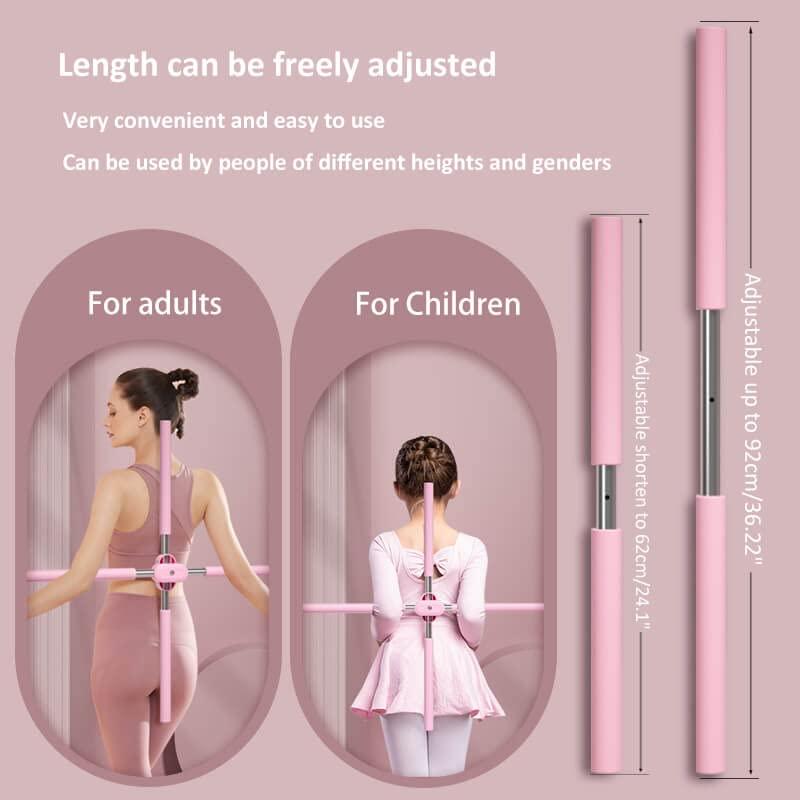 Adontze Back Brace and Posture Corrector for Women and Men, Adjustable And Lightweight Posture Corrector Back Support, Scoliosis and Hunchback Correction, Relief Back Pain, Yoga Stick Stretching Tool