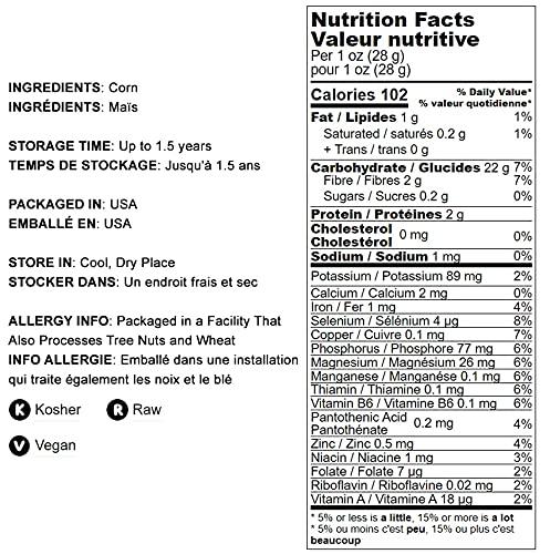 Food to Live Polenta, 12 Ounces - Yellow Corn Grits, Ground Cornmeal, Quick Cooking, Vegan, Kosher, Bulk, Great for Hot Cereal and Porridge. Low Sodium, Milled Maize, Corn Meal, Product of the USA