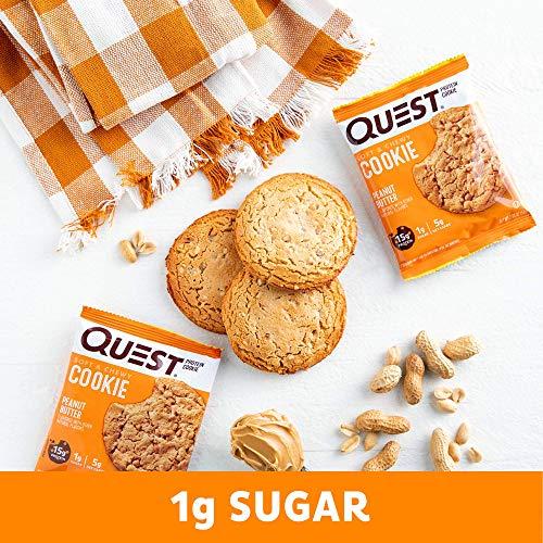 Quest Nutrition Quest Nutrition Protein Cookie, Peanut Butter,2.04 Ounce, Pack of 12