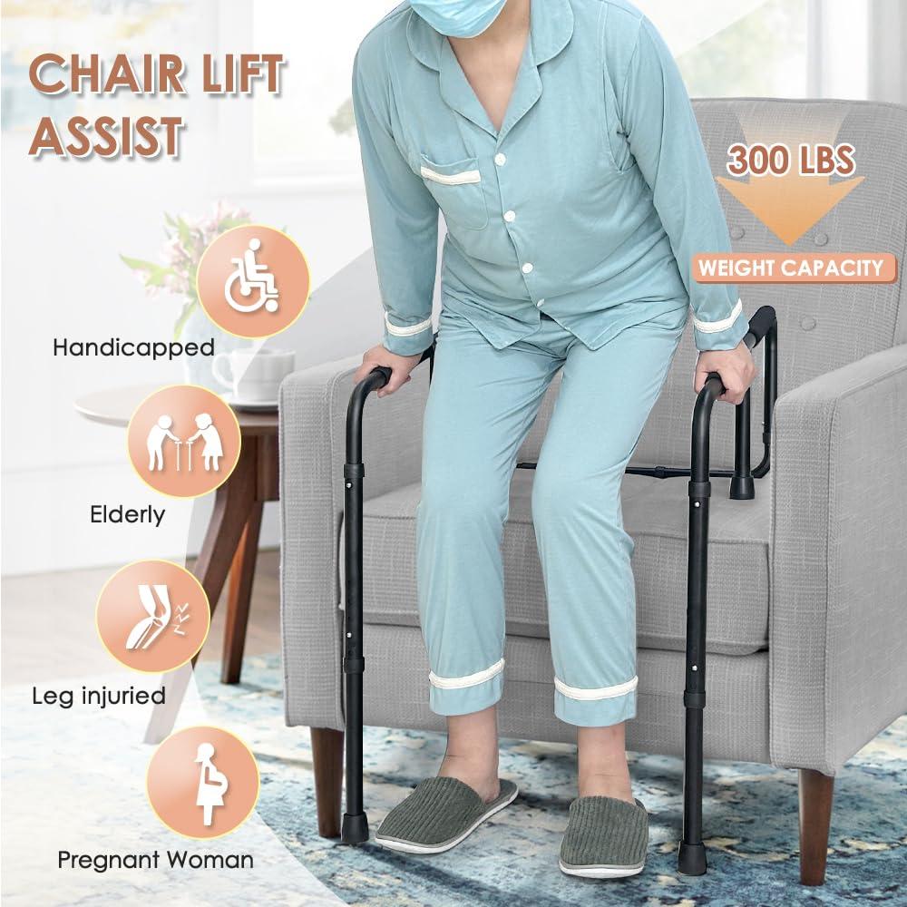 NEPPT Stand Assist for Elderly Chair Lift Assist Cane Seniors Fall Prevention Devices Couch Cane Standing Supports Handles Mobility Daily Living Aids Safety Grab Bar for Patient, Handicap, Disability