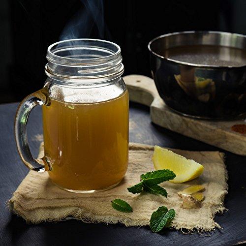 The Flavor Chef USDA Certified Organic Grass Fed and Grass Finished Beef Bone Broth by The Flavor Chef | 6 Pack - 24 Ounces Per Pack | Frozen Fresh, High Gelatin and Collagen, Paleo Friendly