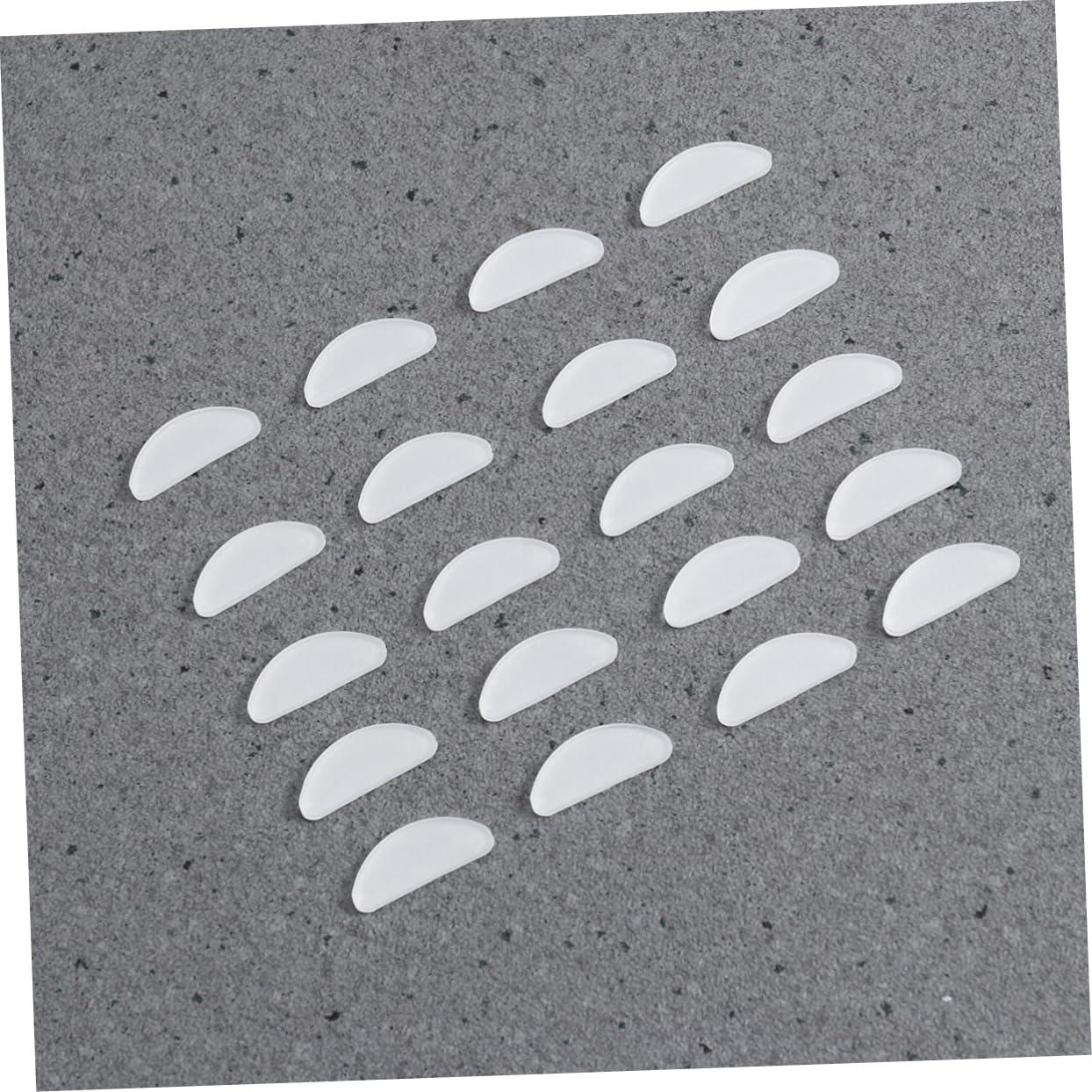 Healeved Healeved 30 Pairs Nose Pads Sunglasses Accessories Eyeglass Accessories Glasses Lift Pads Eyeglass Comfort Pads Glasses Nose Pad Lens Wipes for Glasses Eyeglass Cleaner Glasses Chain White