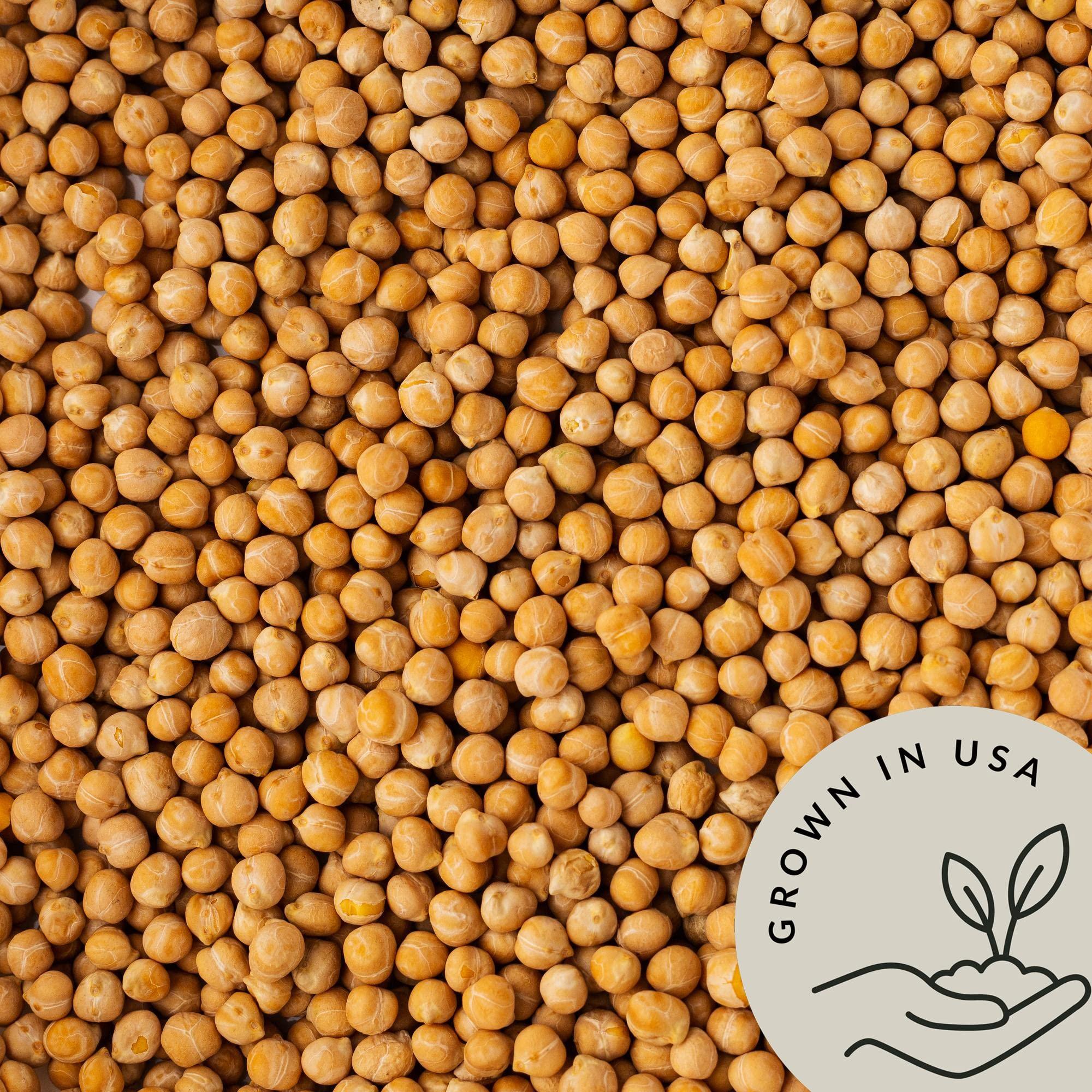 Be Still Farms Organic Chickpeas Garbanzo Beans Dry 4.8lb - Dried Chick Peas Bulk by Be Still Farms - USA Grown | USDA Certified | Vegan | Non-GMO | Gluten Free