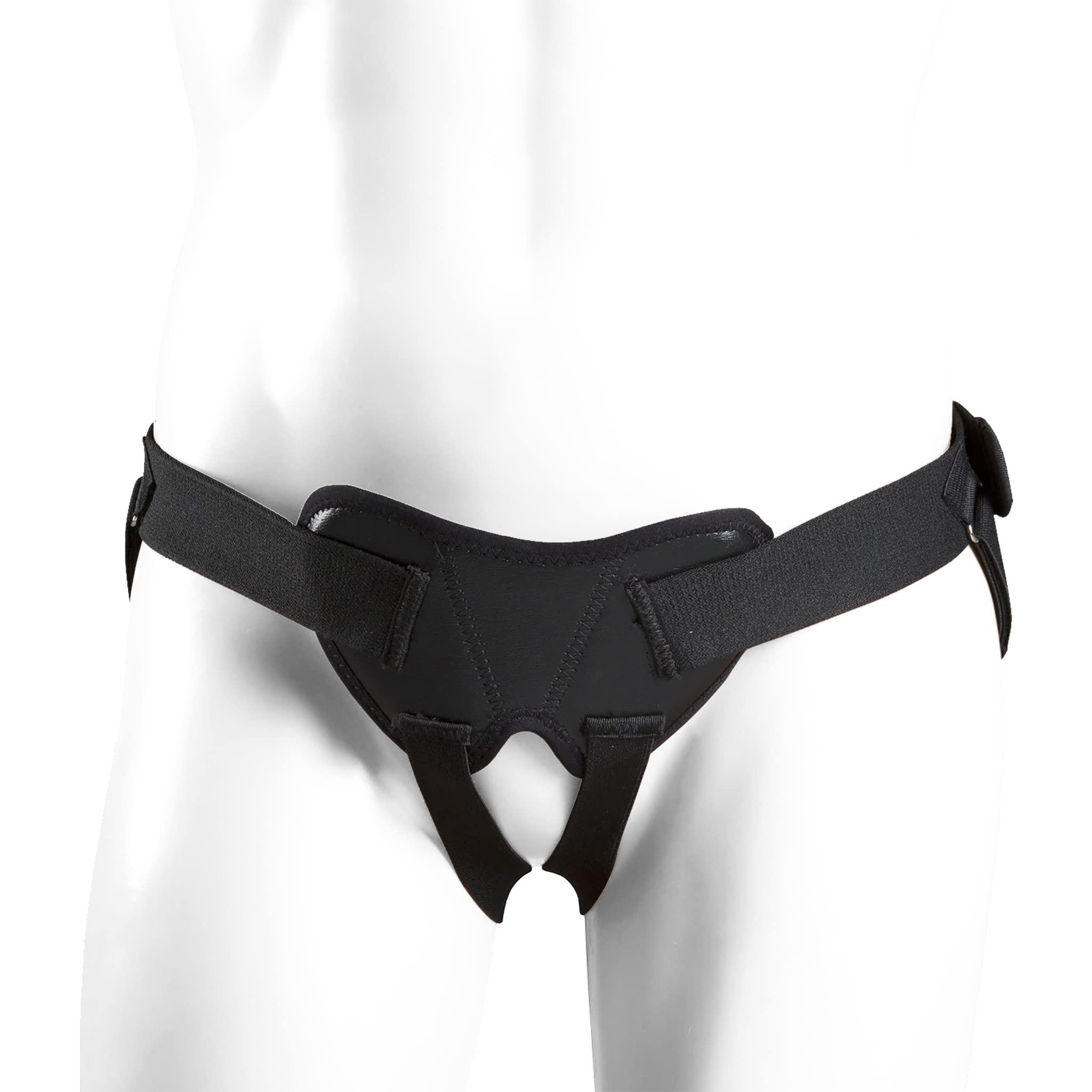 Champion Champion Hernia Belt, Single or Double Herniation Pad, Adjustable Compression Support, Black, Medium