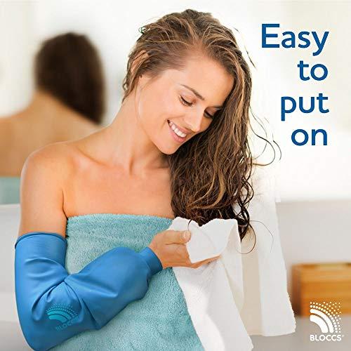 BLOCCS BLOCCS Waterproof PICC Line Cover, Swim, Shower & Bathe. Watertight Protection for Cast, Dressings & Bandages - #AEP86-S - Adult Elbow Protector - (Small)