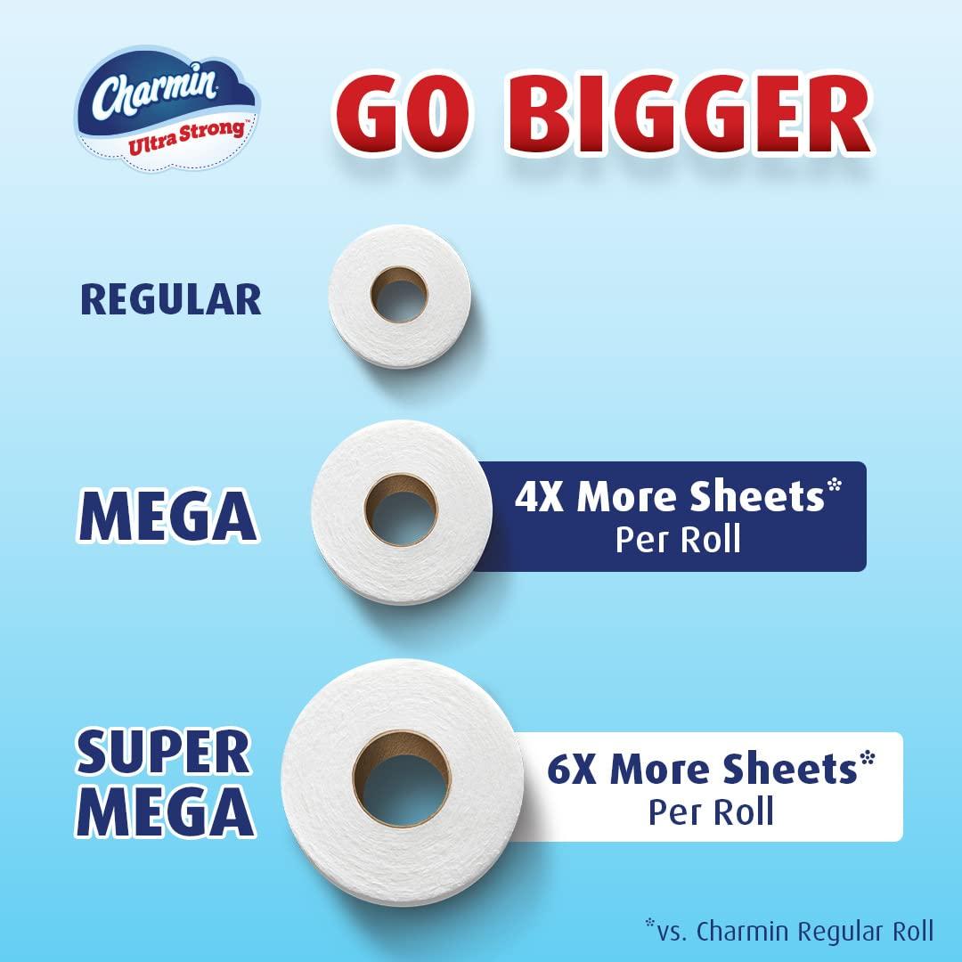 Charmin Charmin Ultra Strong Toilet Paper 12 Mega Rolls, 242 Sheets Per Roll