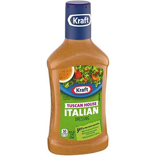 Kraft Kraft Tuscan House Italian Dressing & Marinade, 16-Ounce Plastic Bottles (Pack of 6)