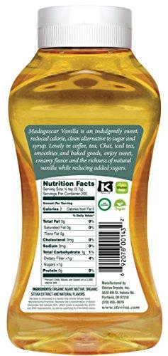 Steviva Brands Nectevia Madagascar Vanilla - Stevia Infused Agave Nectar, 6 Pack