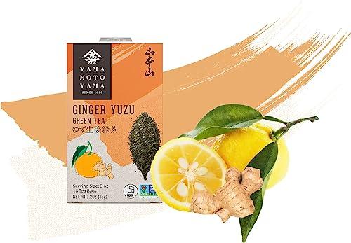 Yamamotoyama Yamamotoyama Ginger Yuzu Green Tea, 18 bags