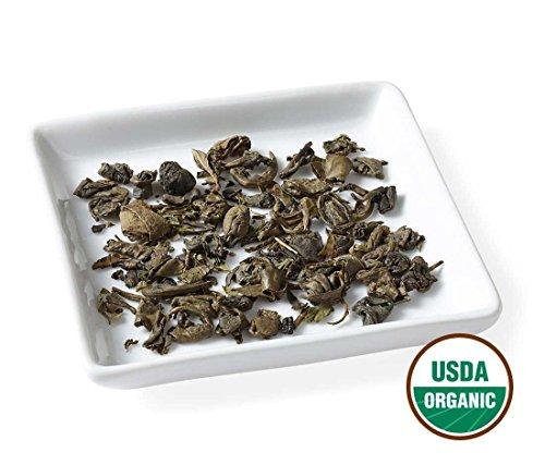Golden Moon Tea Golden Moon Organic Moroccan Mint Green Tea - Loose Leaf, Non-GMO - Half Pound (91 Servings)