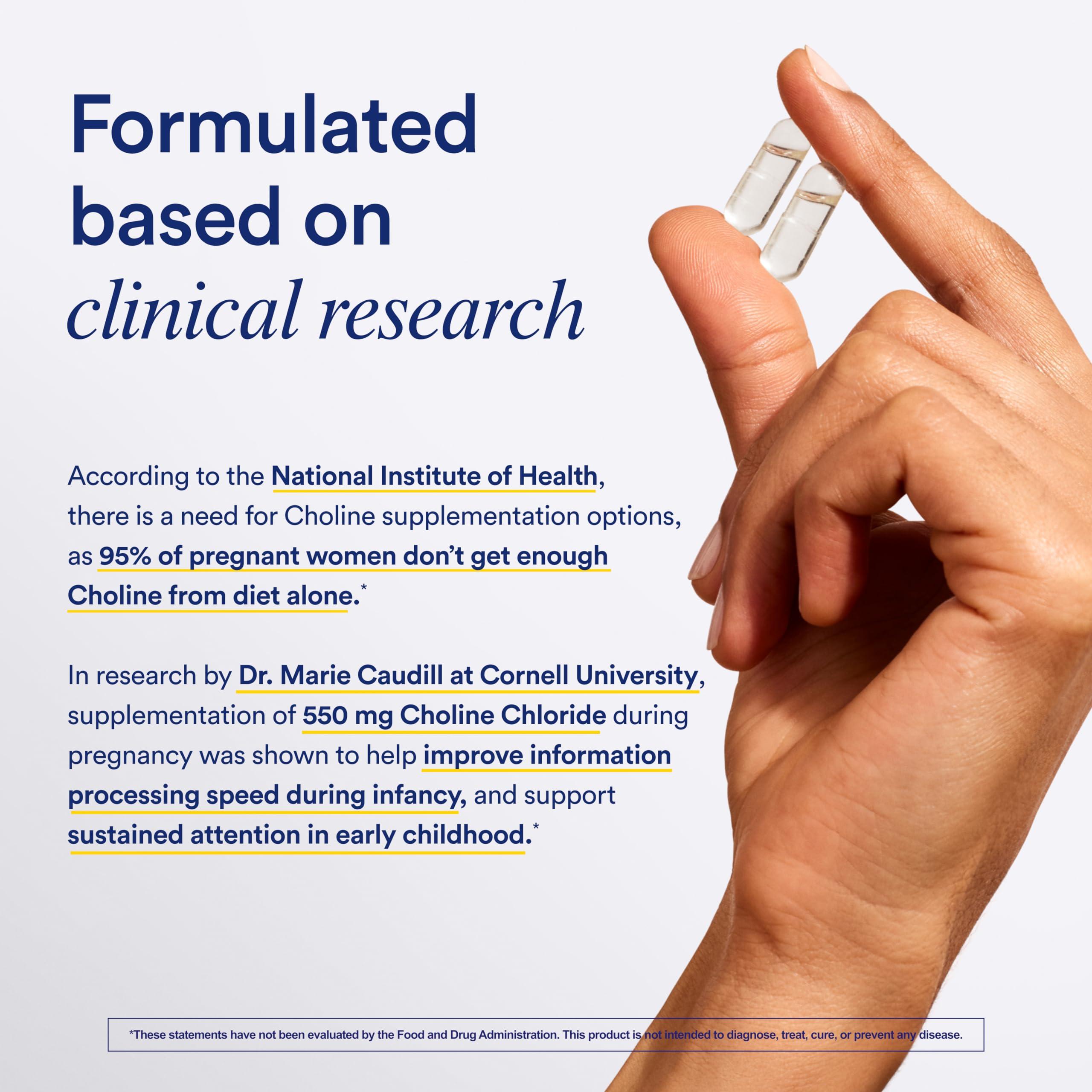 Ritual Ritual Natal Choline Supplement, 550mg, Supports Babys Cognitive Function When Taken During Pregnancy and Choline Content in Breastmilk*, 30 Day Supply