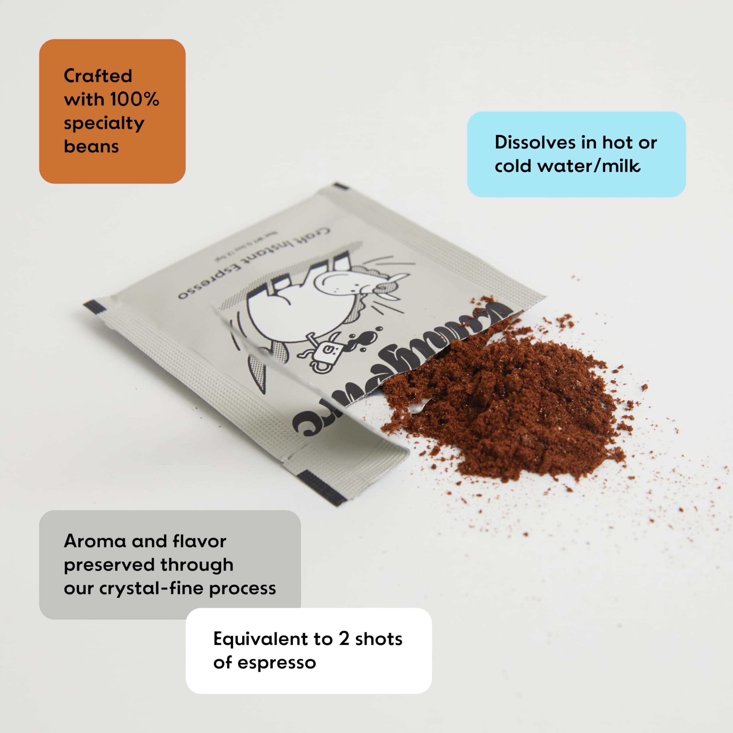 KimlyParc KimlyParc Craft Instant Espresso 100% Specialty Beans Medium Dark Roast Enjoy Hot or Cold 10 Servings | Instant Coffee