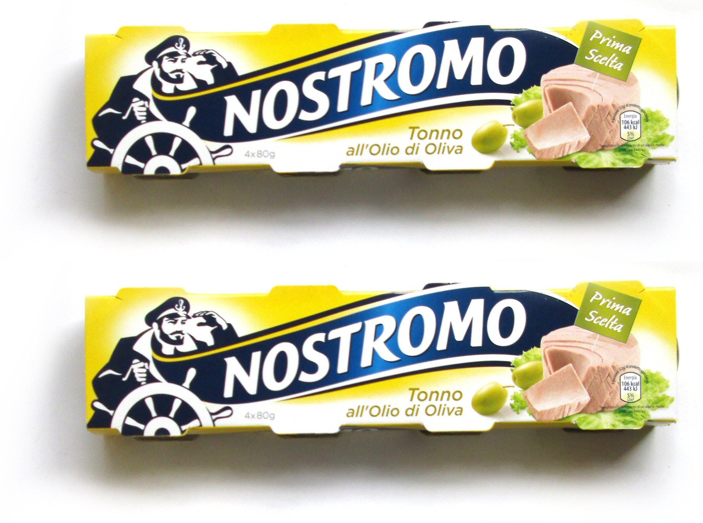 NOSTROMO Nostromo: Tuna Fish in Olive Oil Cans 2.8 Ounces Packages (Pack of 8) [ Italian Import ]