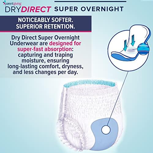 DRY DIRECT Dry Direct Super Overnight Underwear (XLarge - Pack of 14) by Parentgiving