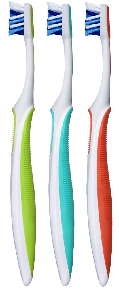 Oral-B Oral-B Cross-Action Toothbrush, Bristles Compact Head PRO, Soft - 3 Pack