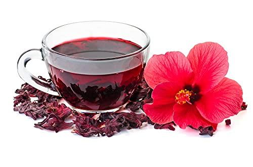 Amazing Chiles & Spices Hibiscus Flowers 2lb (32oz) – All Natural, Triple Cleaned - Whole Soft Flowers and Petals - Flor de Jamaica. Great for Hot or Iced Tea and Agua Fresca. By Amazing Chiles and Spices