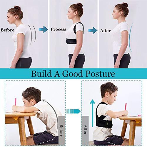 Lexniush Lexniush Professional Posture Corrector for Kids and Teens, Effective Upper Back Posture Brace for Teenagers Boys Girls Spinal Support to Improves Slouch, Prevent Humpback, Relieve Back Pain