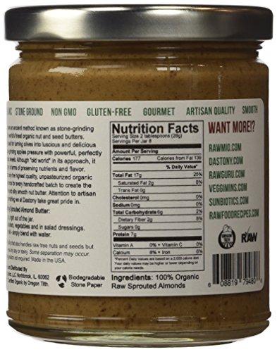 Dastony DASTONY Organic Sprouted Almond Butter, 8 OZ