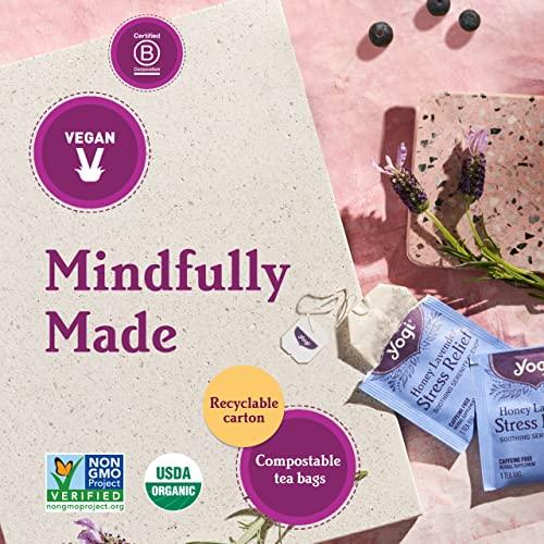 Yogi Yogi Tea Cinnamon Horchata Stress & Sleep - 16 Tea Bags per Pack (4 Packs) - Organic Sleep Tea - Supports a Restful Sleep - Includes Ashwagandha, Passionflower & Apple Cider Vinegar