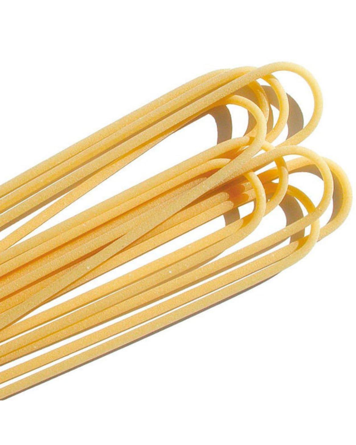 Conte Conte Spaghettoni Pasta - 500g Imported from Italy - Artisanal Durum Wheat Blend - High Protein & Low Ash - Golden Yellow Grain Color - Impurity-Free Water & Static Drying - Perfect for Italian Dishes
