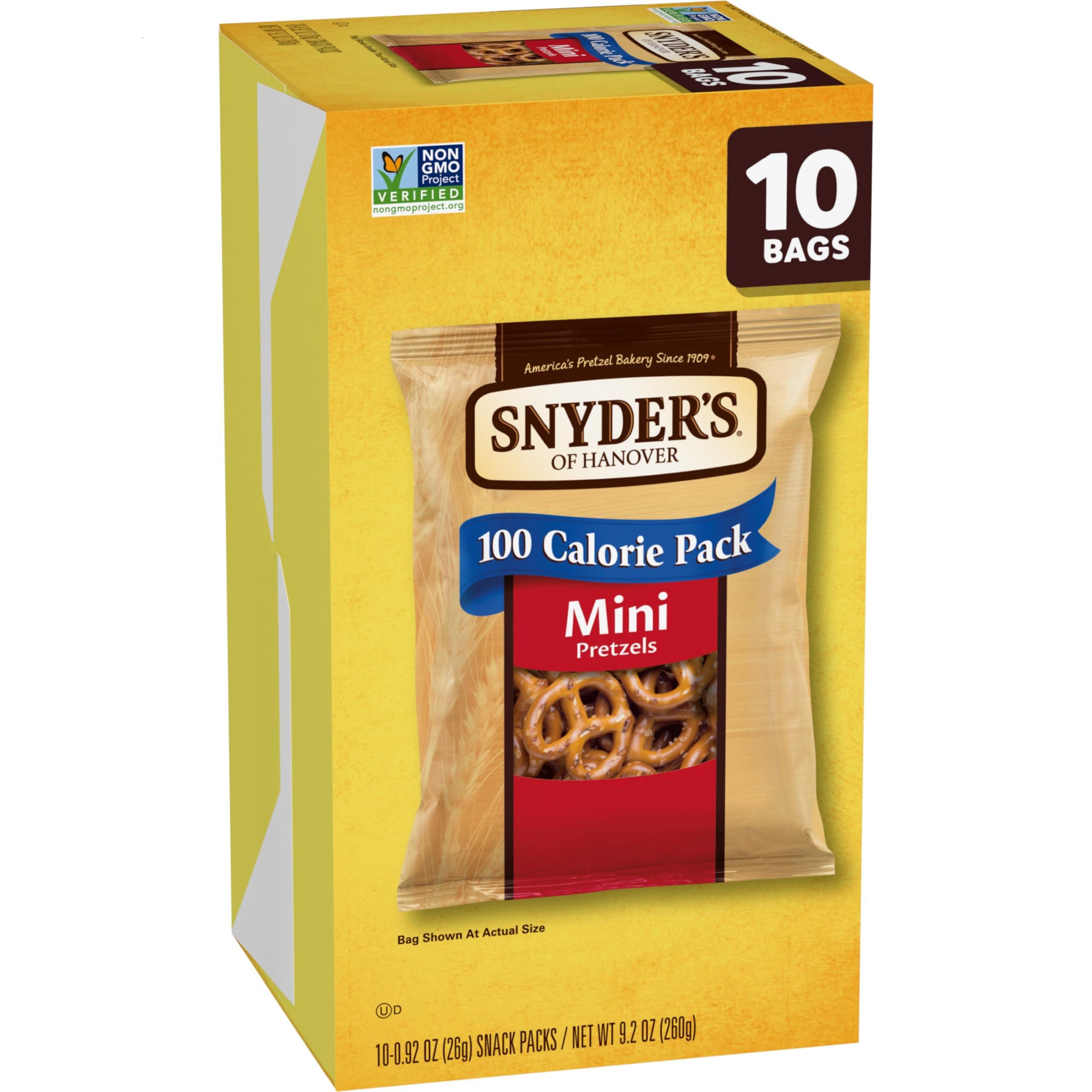 Snyder's of Hanover Snyder\'s of Hanover, 100 Calorie Mini Pretzels, Individual Packs, 10 Ct (pack of 1)