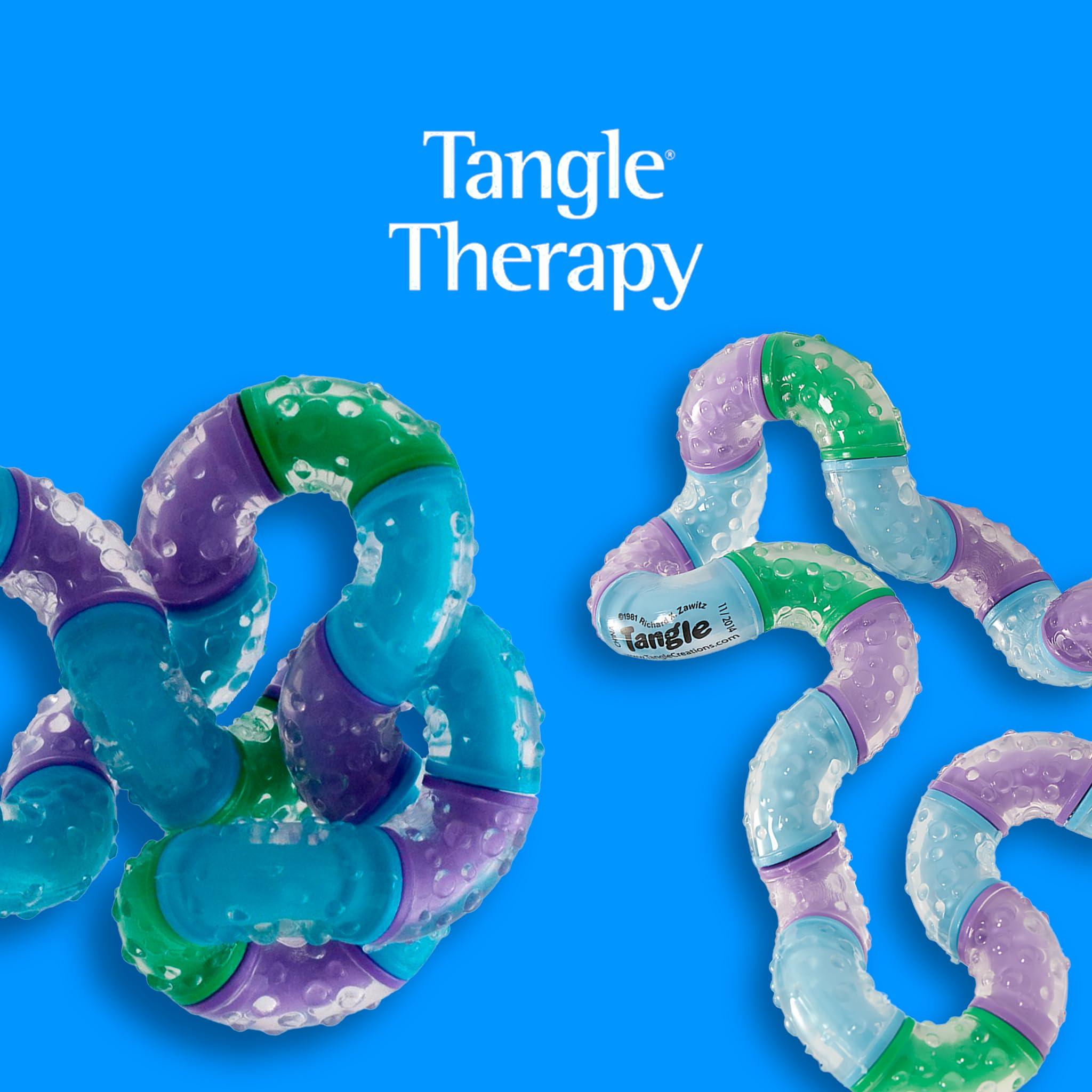 S&S Worldwide Tangle Therapy - Fidget Tangle to Reduce Anxiety - Rubber Textured Fidget for Hand Therapy - Tangle Fidget Toy - Tangle Therapy Toy