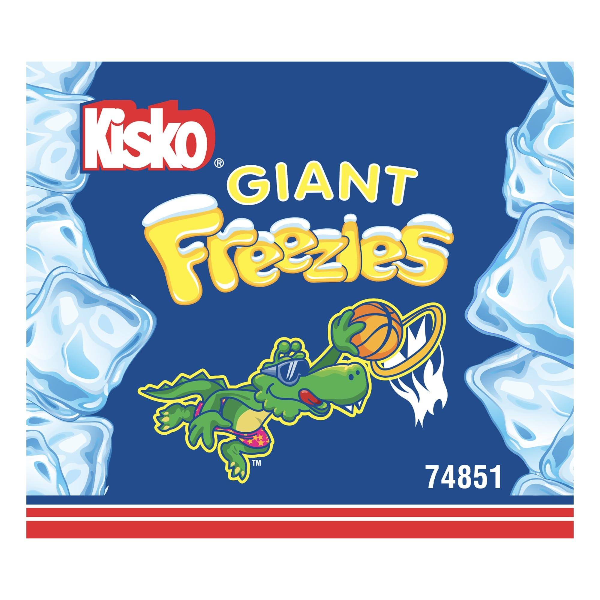 Kisko Kisko Freezies Ice Pops, Bulk Variety Giant Freezies, 27 Pieces