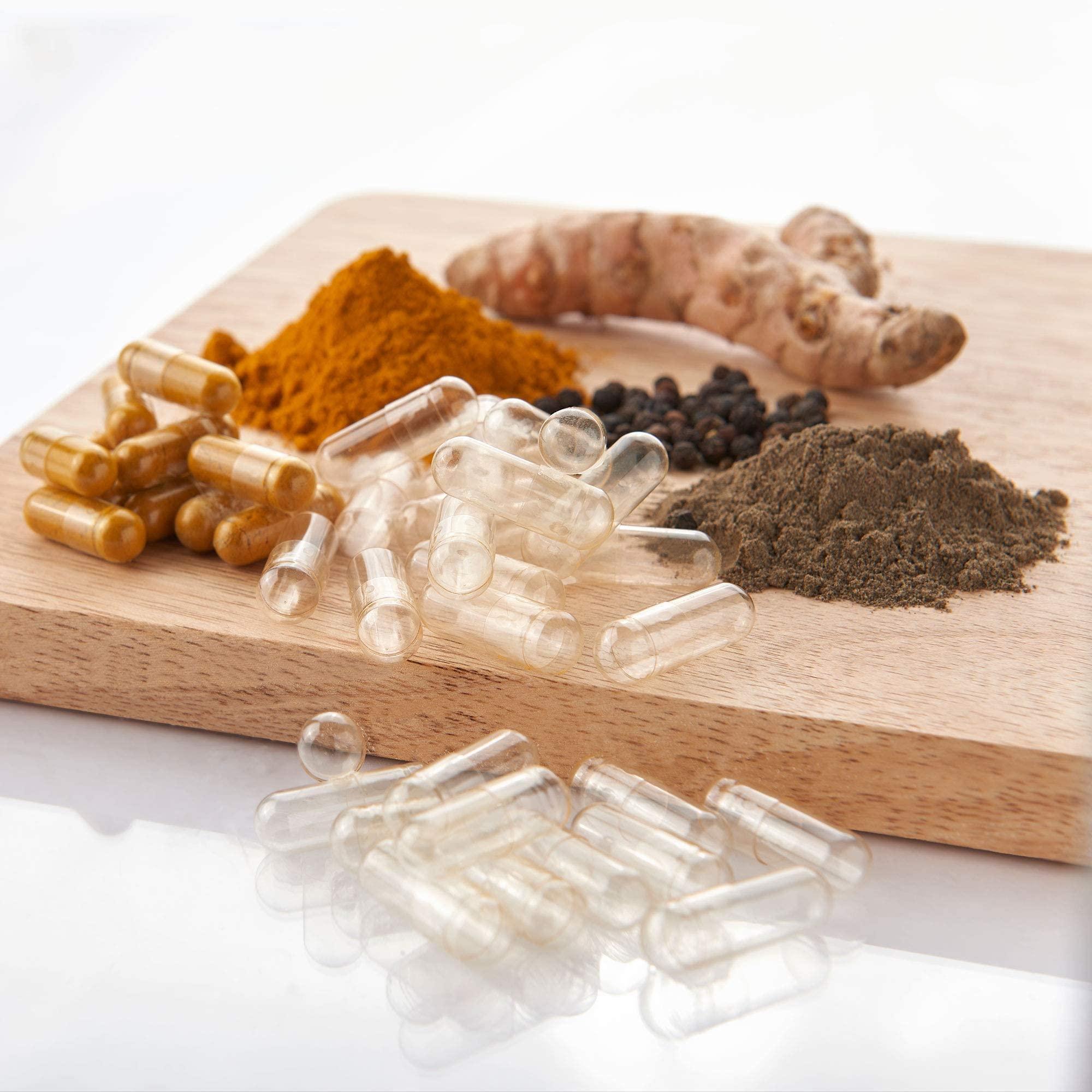 LFA Tablet Presses Empty 00 Capsules - Vegan HPMC - 10000 Count Box - Pill Capsules Empty Fits Capsule Filling Machine Tray - Joined Vegetarian Caps Easy Snap for DIY Powder Supplement Pills - Halal & Kosher